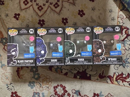 Funko Pop! Vinyl - Marvel: Black Panther Walmart Art Series Lots