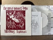 The Great Redneck Hope - Split 7" (CLEAR 7" VINYL) - PUNK / USED *NEAR MINT*