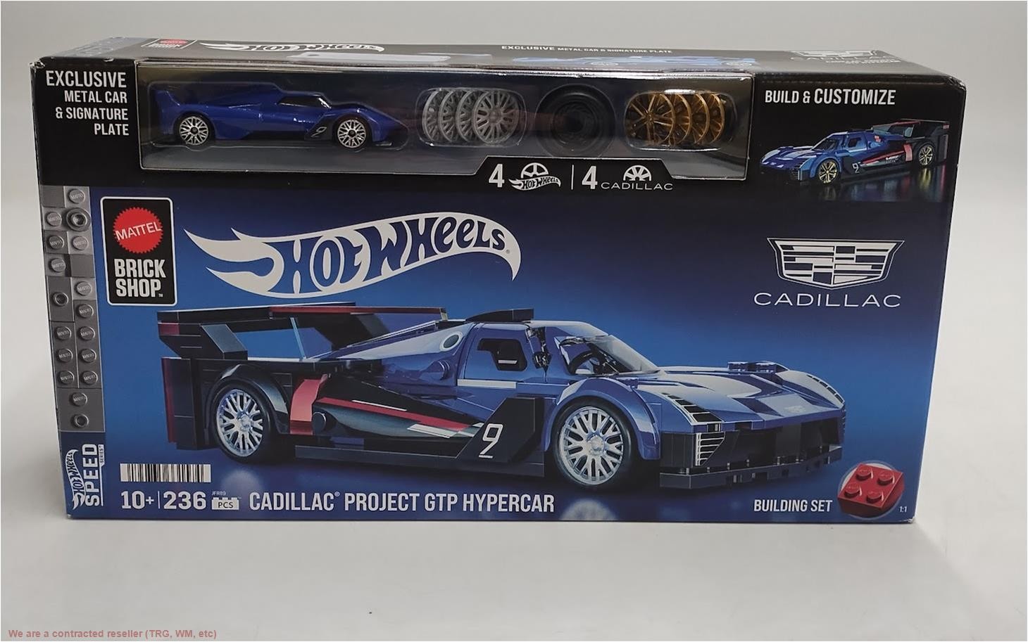 Mattel Brick Shop Hot Wheels Cadillac Project GTP Hypercar - 236pc SEE DETAILS