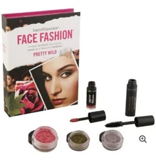 Bare Minerals  Face Fashion Pretty Wild 5- Pieces On Trend Collection New