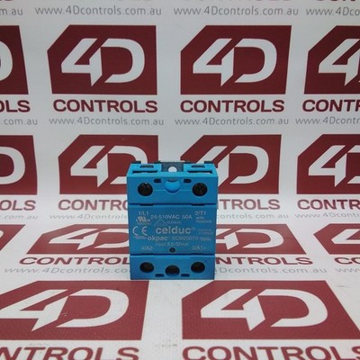 SO865070 | Celduc | Solid State Relay, 50A, 600VRMS, Panel Mounted, Used