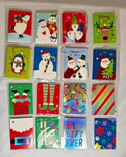 48 lot of Assorted Christmas Gift Tags Tie On NEW