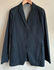 Jil Sander 90's Vintage 100 Cotton Sleek  Narrow Long Length Jacket ITALY made