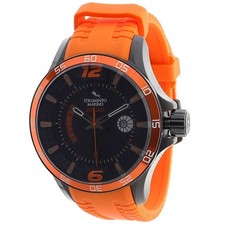 Strumento Marino Hurricane Orologio Uomo Subacqueo 300M Cinturino Arancione Nuovo Scatola Aperta