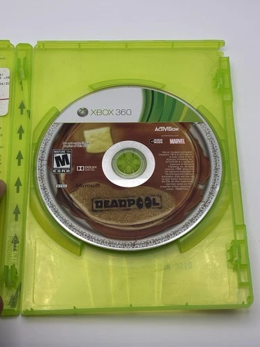 Deadpool (Microsoft Xbox 360) Video Game - NO Manual - NOT THE CORRECT CASE