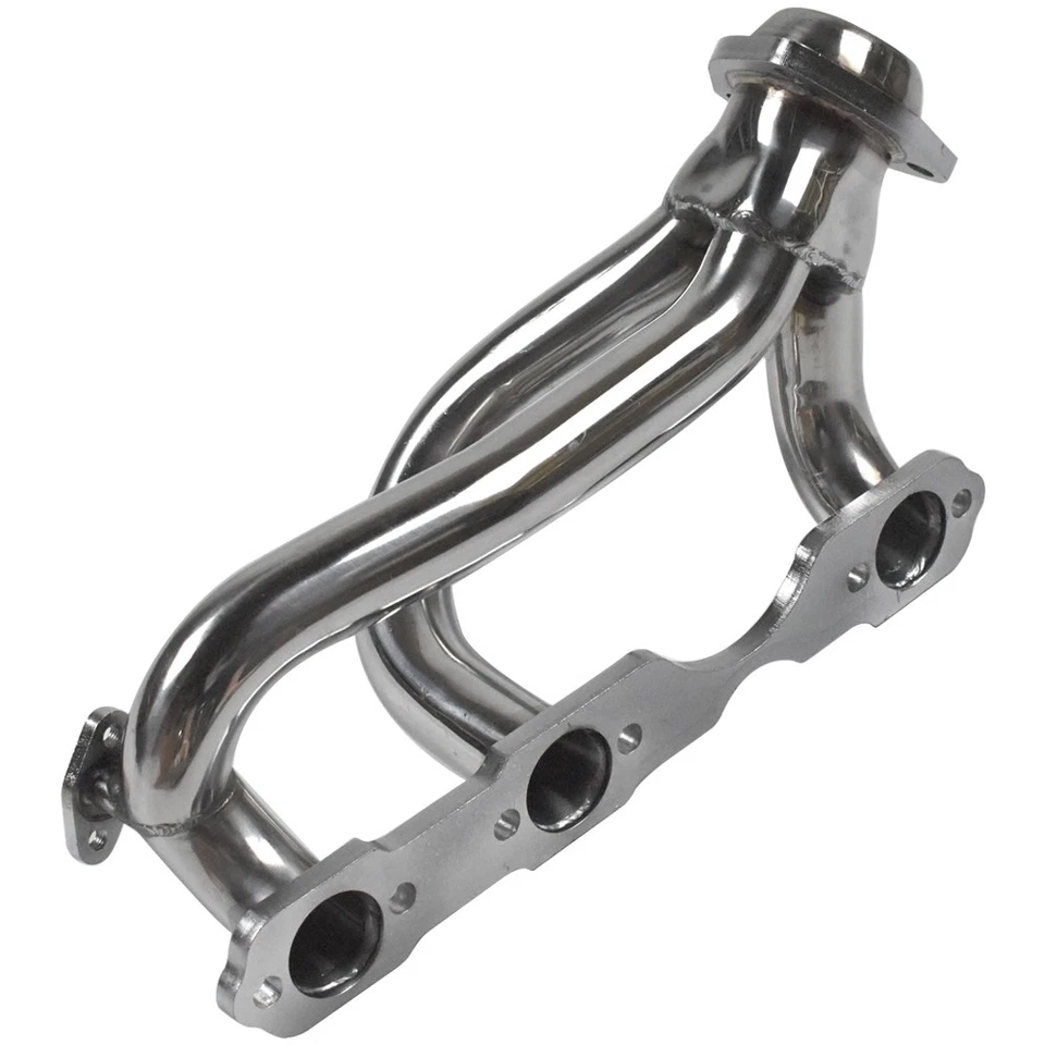 COLECTOR DE ESCAPE CABEZAL ACERO INOXIDABLE para 96-01 CHEVY S10/BLAZER/SONOMA 4.3 V6 Foto 4 de 4