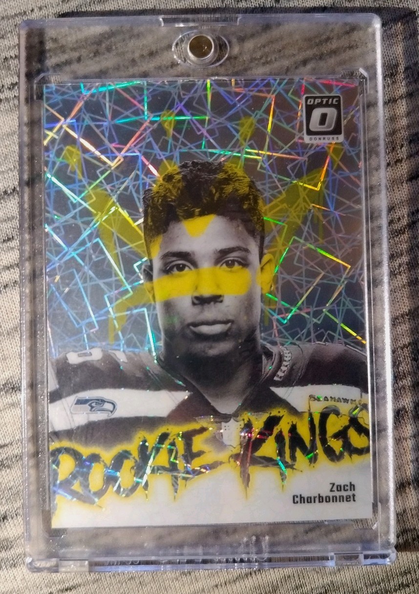 2023 Zach Charbonnet Panini Donruss Optic Rookie Kings Silver Laser