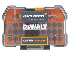 DEWALT McLaren F1 Team Mixed Impact Torsion Screwdriver Bit Set 32 Pieces