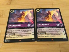 58/204 Alma Madrigal Keeper of the Flame Rare Regular Lorcana Wilds Unknown x2