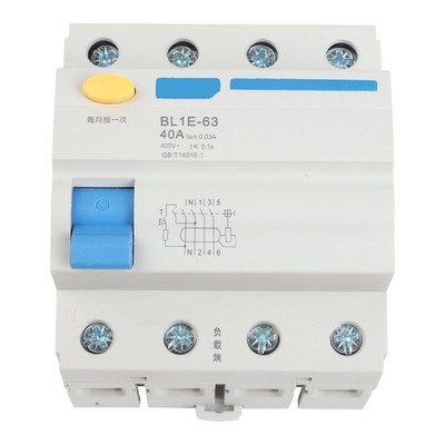 3P+N Leakage Protector ML1E63 for Secure Electrical Installation AC 400V