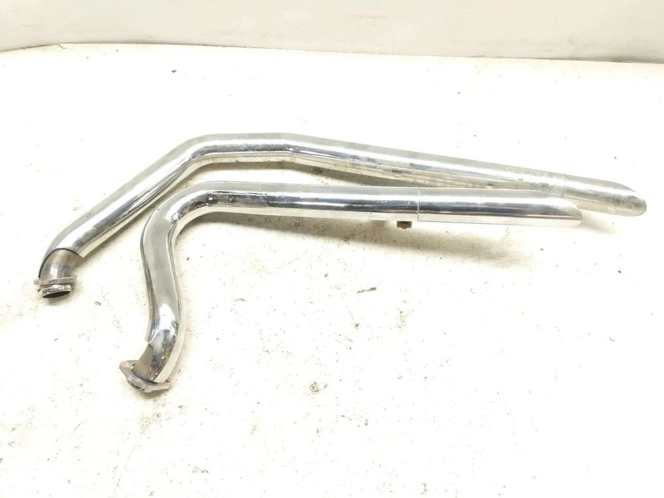 02 latas silenciador silenciador escape Harley Davidson Fatboy Samson FLSTFI Foto 3 de 4