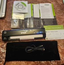 Epson WorkForce DS-40 Portable Compact Wireless Color Document Scanner 