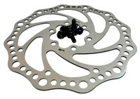 KHE Black Jack Bremsscheibe 140 Mm Disc Rotor Edelstahl 6-Loch Schwarz