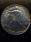 1990 WALKING LIBERTY AMERICAN EAGLE .999 FINE SILVER DOLLAR COIN 1oz. $1 USA