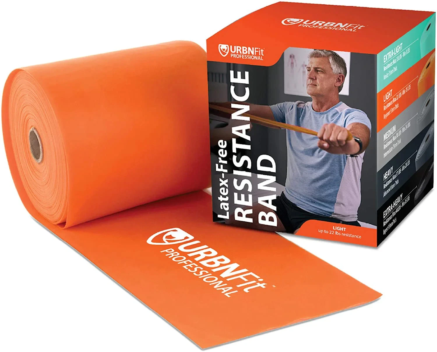 Professional Resistance Bands - 25 Yards (75ft) Latex-Free Elastic Exercise...