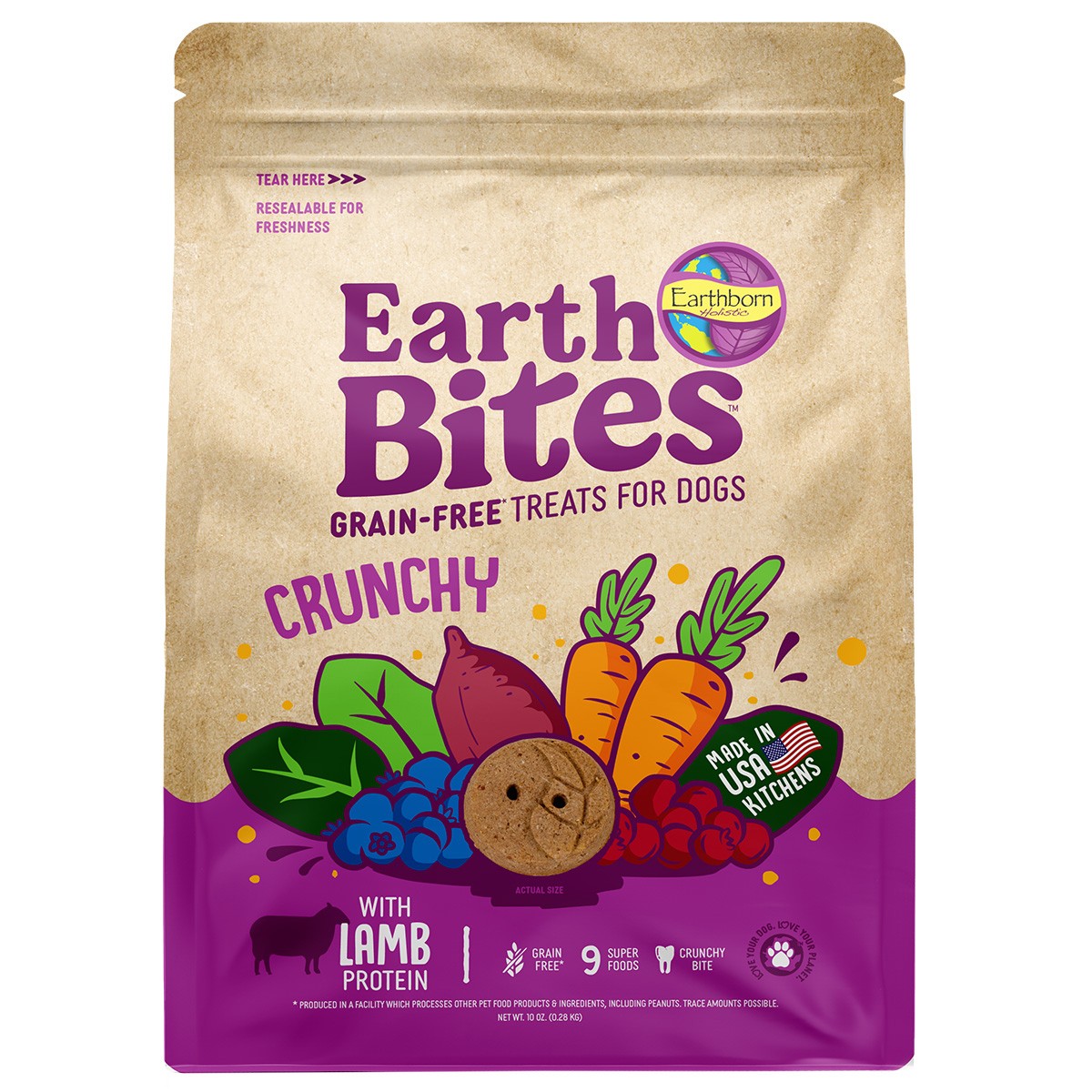 Earthborn Holistic EarthBites Lamb & Pumpkin Grain-Free Crun