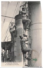 CAR-AHAP2-0112-BOOTE - Kriegsmarine - An Bord eines Torpedobootes - Der Reiniger