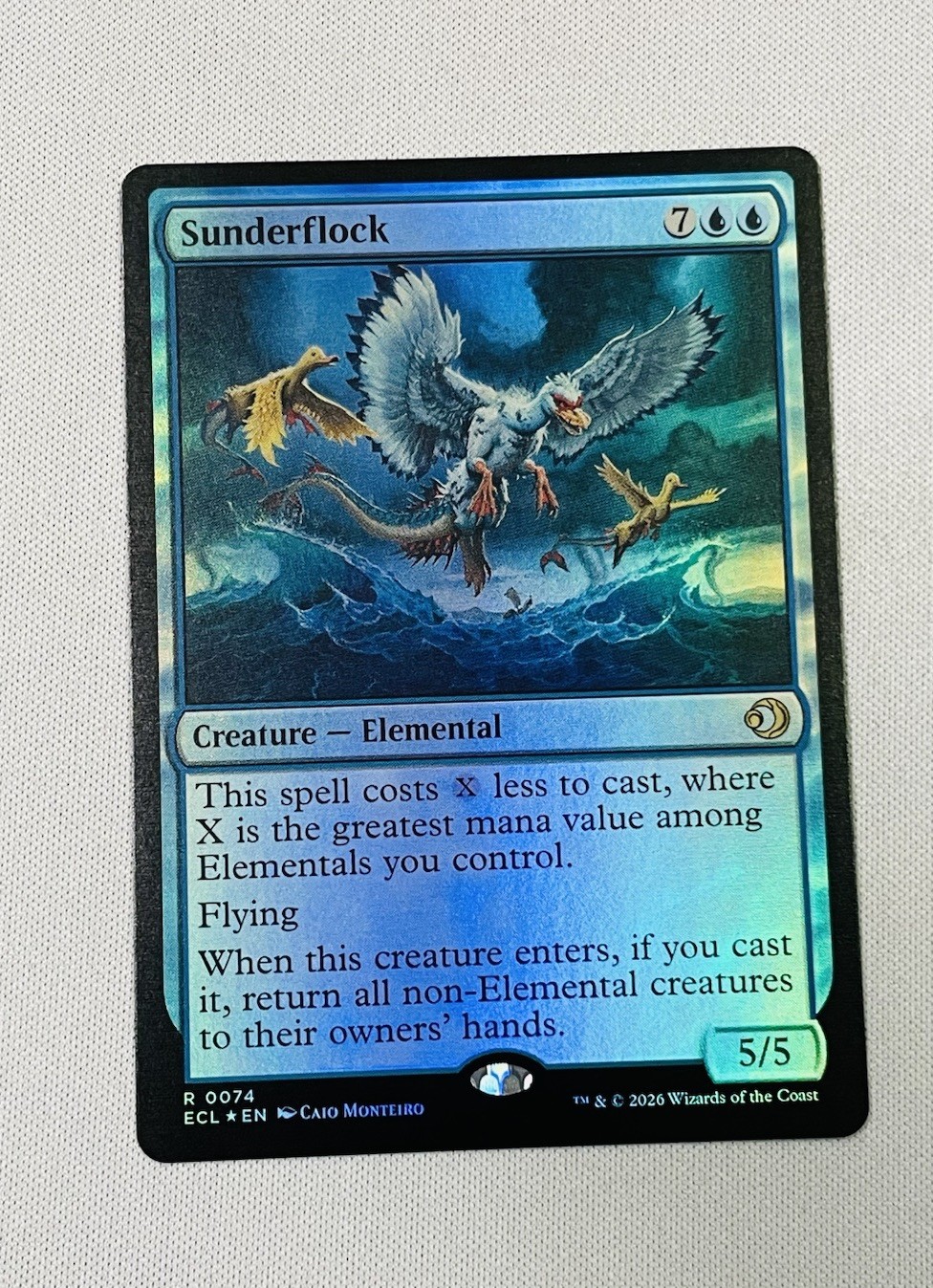 Mtg. Sunderflock. Foil. Lorwyn Eclipsed. Pack Fresh 