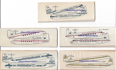 Pionair, BEA Viscount, PAA Stratocaster, Pan American & BOAC (14 Stück) 60er Jahre