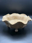 Fenton Chocolate Slag Butterfly And Berry  Bowl