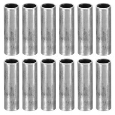 M6 Steel Spacers, 12 Pcs Metal Spacers Steel 6mm ID x 8mm OD x 26mm L