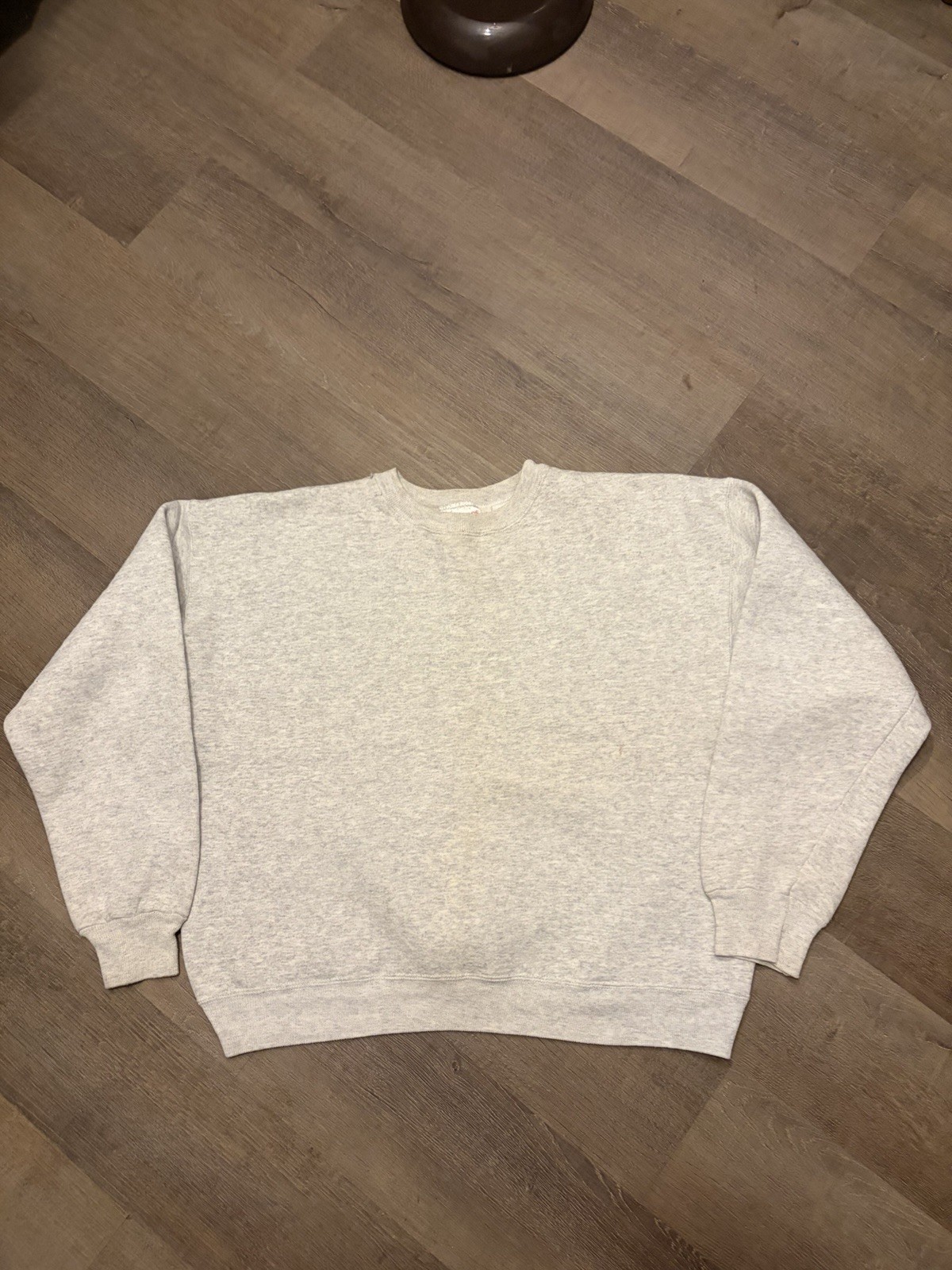 Hanes Vintage Premium Weight Sweatshirt Heavyweight 90s Blank Men’s Medium Gray