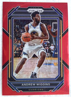 2022-23 Panini Prizm Red Prizm Andrew Wiggins #114 /299 Warriors 022/299