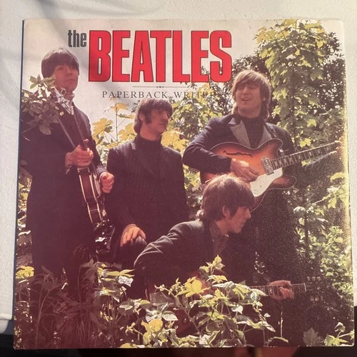 BEATLES PAPERBACK WRITER 1980'S SOLID CENTRE UK 7" VINYL NR/MINT