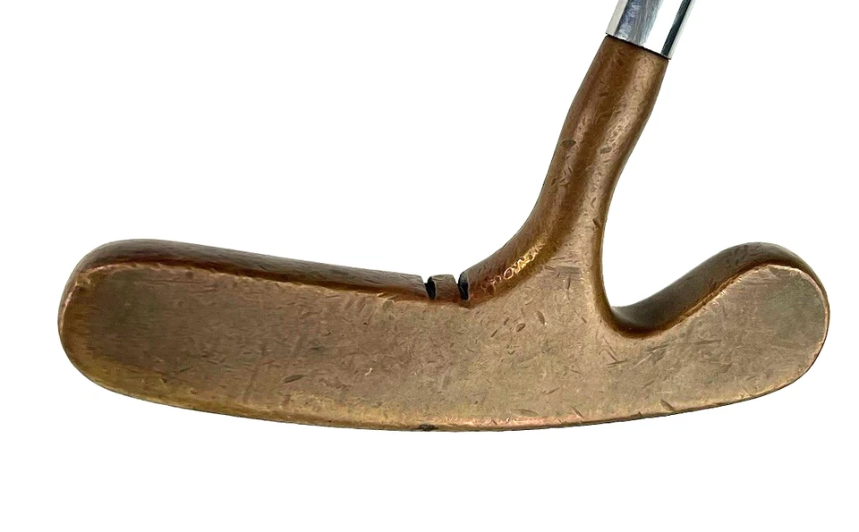 VTG Acushnet Bulls Eye Titleist Youth Brass Blade Putter 30" Super Stroke Grip - Image 3 of 4