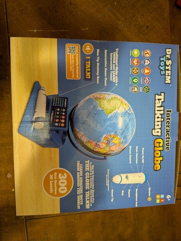 NEW Dr STEM Interactive Talking Globe Educational Learning Toy Sealed
