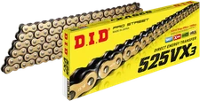 D.I.D. 525VX3 Racing Chain 110L Gold #525VX3GX110ZB