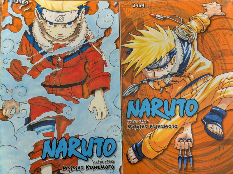 Naruto Manga Volumes 1-6 3in-1 Omnibus comic graphic novels English
