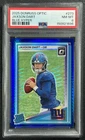 JAXSON DART PSA 8 2025 PANINI DONRUSS OPTIC #273 ROOKIE BLUE HYPER PRIZM 1696