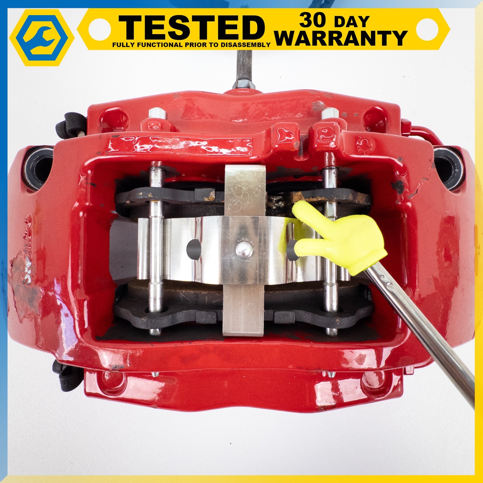 Aston Martin DB9 2005-2016 Rear Right Brembo brake caliper with pads Red
