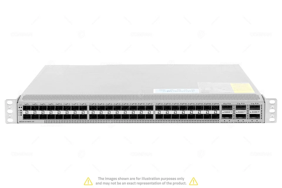 Cisco N9K-C93180YC-EX 48x SFP28 25Gb 6x QSFP28 100Gb NXOS Ethernet Switch