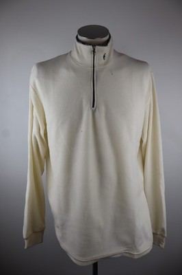 Conte Of Florence Men's Casual Vintage Zip Pile Sweatshirt Size 2XL