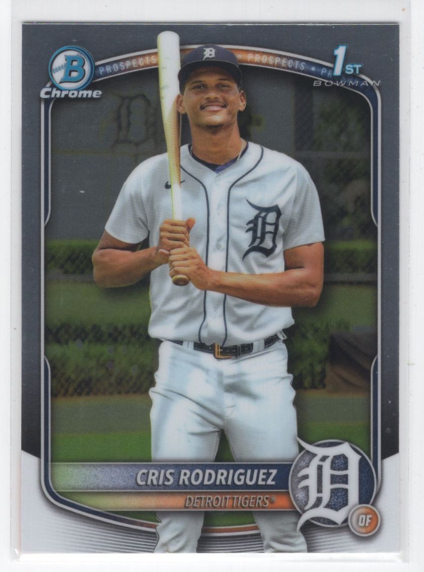 #BCP-250 2025 Bowman Chrome BASE 1st / Cris Rodriguez Tigers