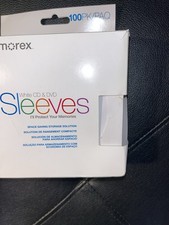 Memorex Open Box 68 Sleeves For Cd/dvd
