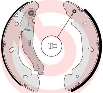 Brembo S 24 538 Bremsbackensatz For Ford-image