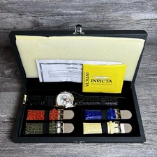 INVICTA 14314 LIMITED EDITION Lupah Trinite Flame Fusion Crystal Watch Gift Set