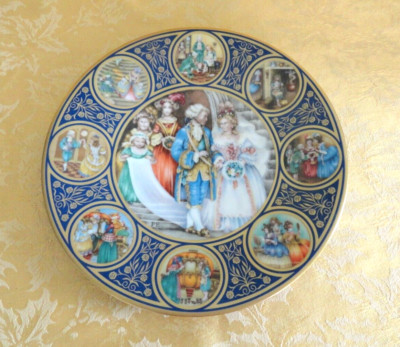 Porcelaine Franklin L'assiette Cendrillon Pauline Gibson 1978 Limoges France