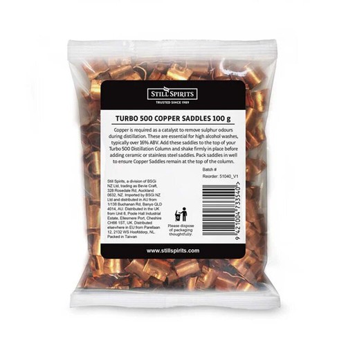 Still Spirits T500 Copper Saddles 100g Home Brew