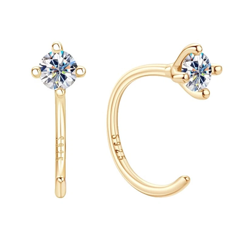 Moissanite Beauty Fashion Earrings