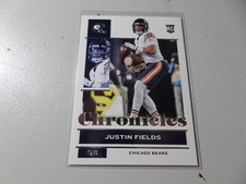 2021 Panini Chronicles Justin Fields Base Parallel RC Rookie #19 Bears NFL