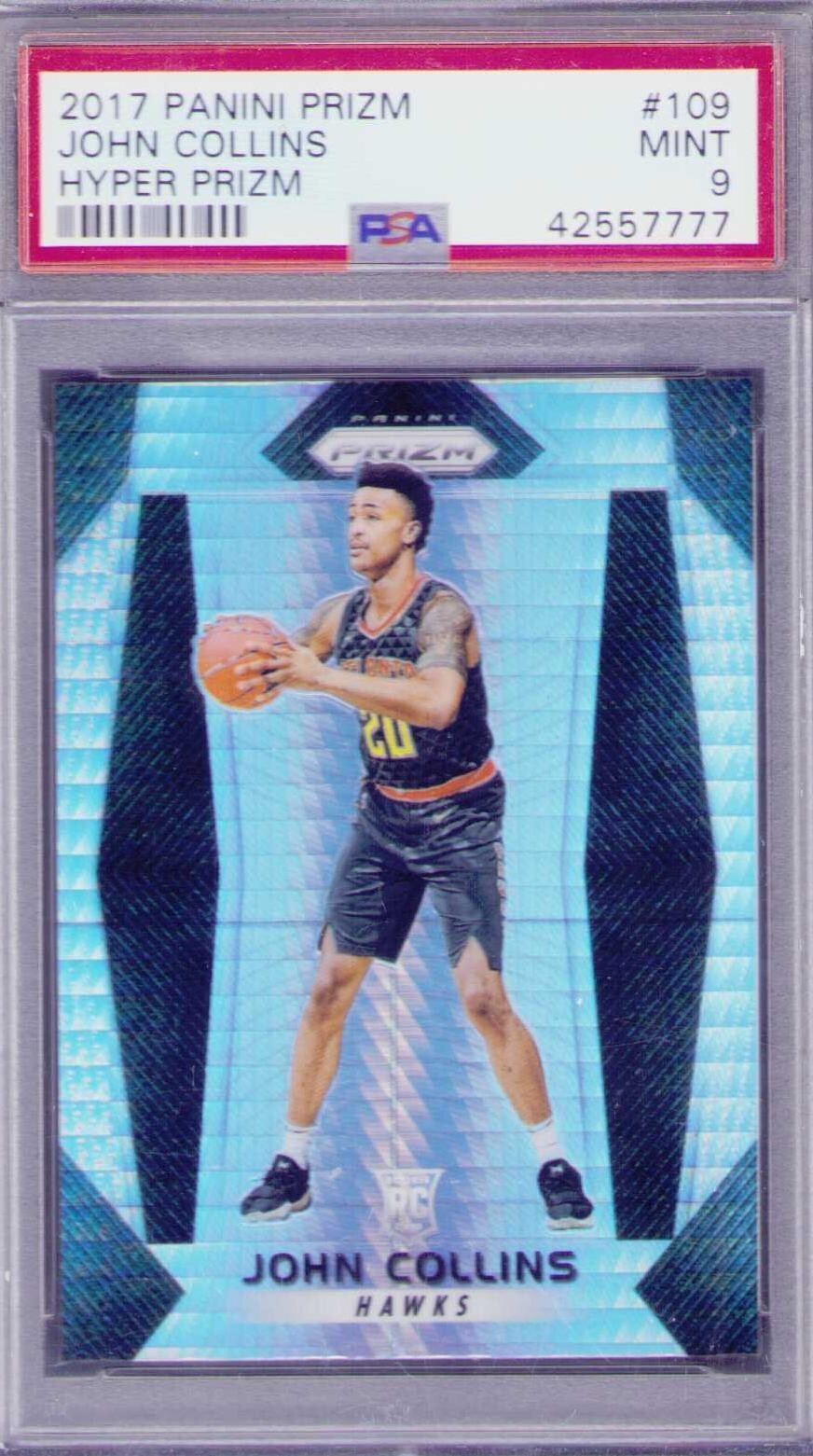 2017-18 Panini Prizm - #109 John Collins (RC) HYPER PSA 9