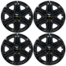 Hubcap for Chevrolet Traverse 2009-2017 Genuine OEM 17-in Custom Black Set 3284