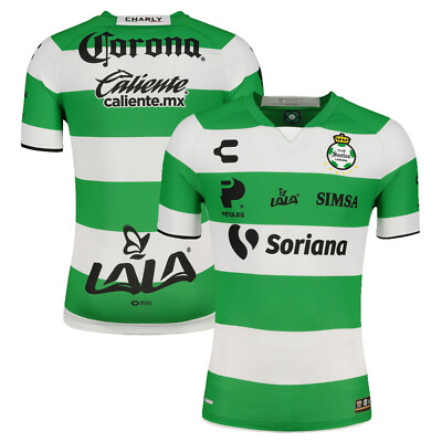Authentic Charly Santos Laguna Mexico Mens Soccer Club 2022/23 Home Jersey NEW L