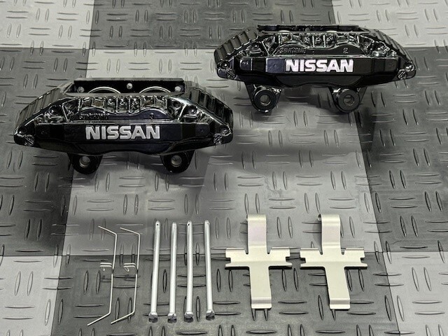 Front Brake Caliper 4POT Overhauled Custom JDM Mod for Nissan Skyline R34 ER34