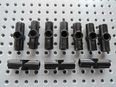 Lego 10 x Technic Achs- u. Pin Verbinder 32034 Nr. 2 schwarz