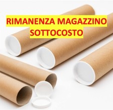 20 Tubi con tappo in di carta per spedizione A4 Documenti disegni pergamene